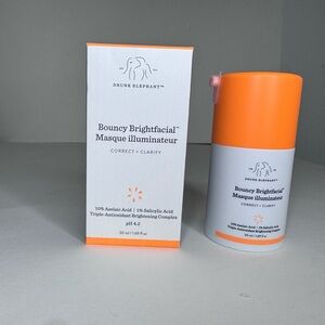 Drunk Elephant Bouncy Brightfacial 50mL 10% Azelaic Acid Mask NEW In Box